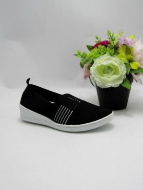Tenisówki damskie (36-41) 11080-1 BLACK/WHITE