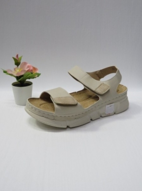 Sandały damskie na koturnie (39-43) DJ26-3 BEIGE