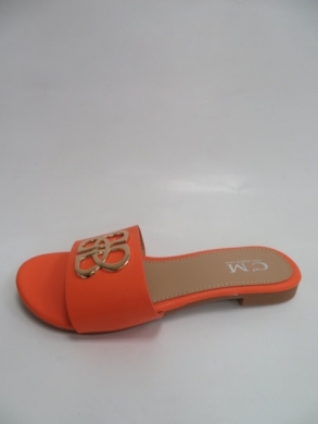 Klapki damskie na płaskim (36-41) 5029 ORANGE