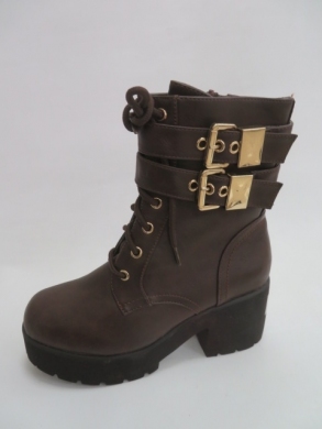 Botki damskie jesienne na obcasie (36-41) DSY-68 BROWN