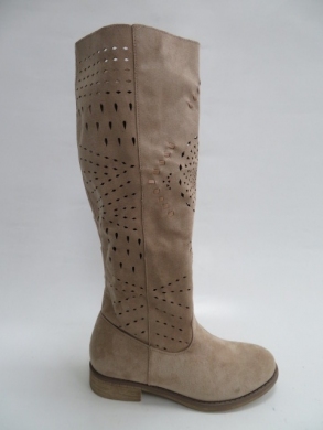 Kozaki damskie letnie (36-41) ST53 BEIGE