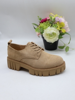 Półbuty damskie na płaskim (36-41) UK87 KHAKI