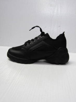 Buty sportowe damskie na płaskim (36-41) LA212 BLACK