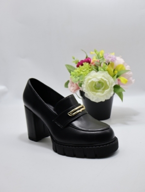 Półbuty damskie na obcasie (36-41) T2338 BLACK