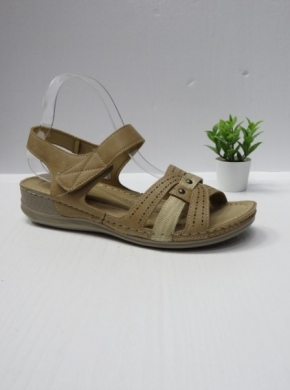 Sandały damskie na koturnie (36-43) 21004-10 YELLOW