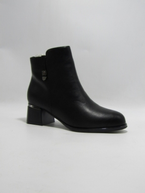 Botki damskie ocieplane na obcasie (36-41) H131 BLACK