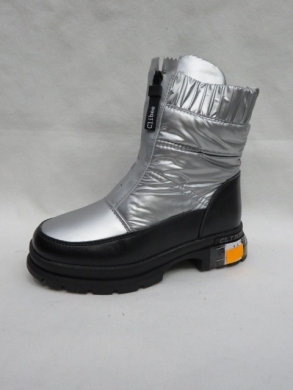 Śniegowce dziecięce (32-37) A305 BLACK/SILVER