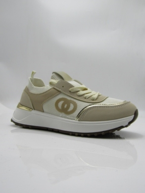 Buty sportowe damskie na płaskim (36-41) 403 BEIGE