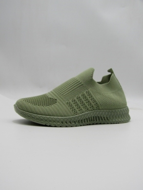 Buty sportowe damskie na płaskim (36-41) W076 GREEN