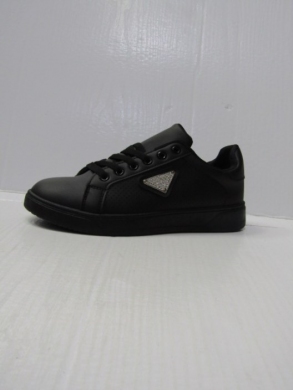 Trampki damskie na płaskim (36-41) EV313 ALLBLACK