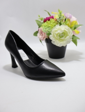 Czółenki damskie na szpilce (36-41) LY-9244-1 BLACK