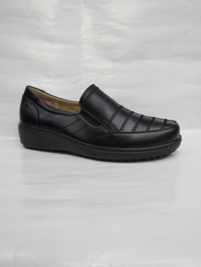 Półbuty damskie na koturnie (40-43) 8339-82 BLACK
