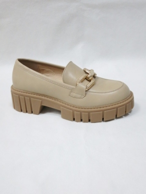 Mokasyny damskie na płaskim (36-41) UK130 BEIGE