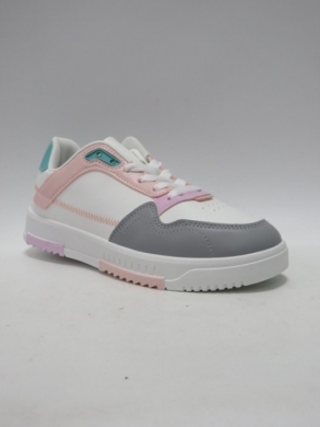 Buty sportowe damskie na płaskim (36-41) 21-Q89 PINK