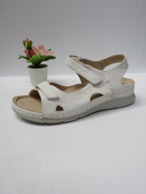 Sandały damskie na koturnie (36-41) 7AA235 WHITE