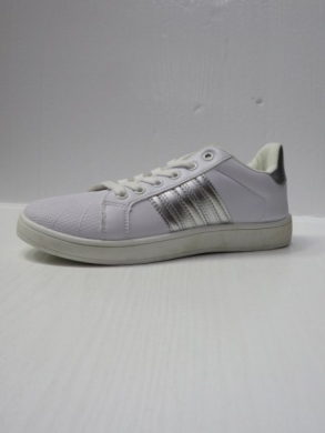 Buty sportowe damskie na płaskim (36-41) DS9-319 WHITE/SILVER