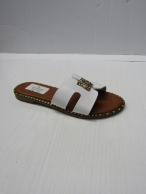 Klapki damskie na płaskim (36-41) 5166 WHITE