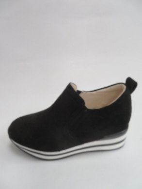 Buty sportowe damskie na płaskim (36-41) DX6067 BLACK