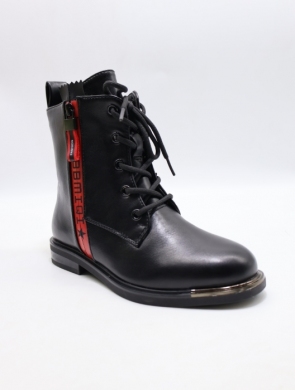 Botki dziewczęce (32-37) W-16 BLACK