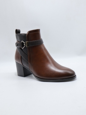 Botki damskie ocieplane na obcasie (36-41) YCC-25 BROWN
