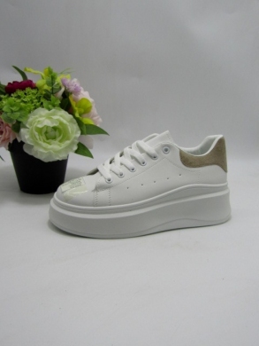 Buty sportowe damskie na płaskim (36-41) XLL-23171 KHAKI