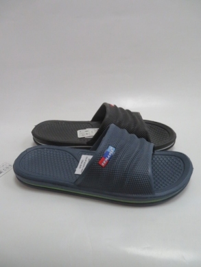 Basenówki Męskie (41-46) H159 BLACK+NAVY