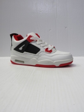 Buty sportowe damskie na płaskim (36-41) W076 WHITE/RED