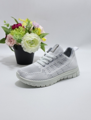 Buty sportowe damskie na płaskim (36-41) XG0-03 WHITE