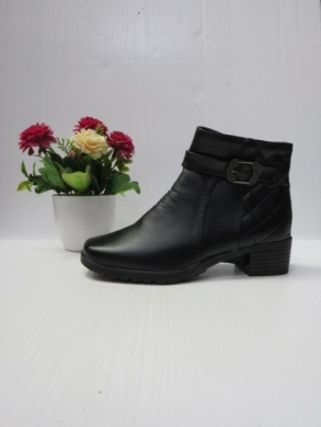 Botki damskie ocieplane na obcasie (36-41) 288-71 BLACK