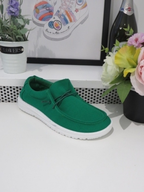 Półbuty damskie na płaskim (36-41) X750 GREEN