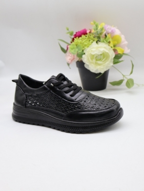 Buty sportowe damskie na płaskim (36-41) 6775 BLACK