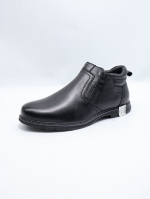 Botki męskie ocieplane (40-45) 62022-1 BLACK