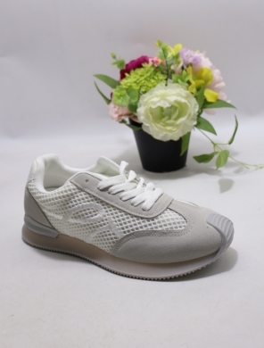 Buty sportowe damskie na płaskim (36-41) WX-186 WHITE