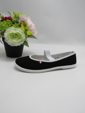 Baleriny damskie (36-41) 3715-1 BLACK