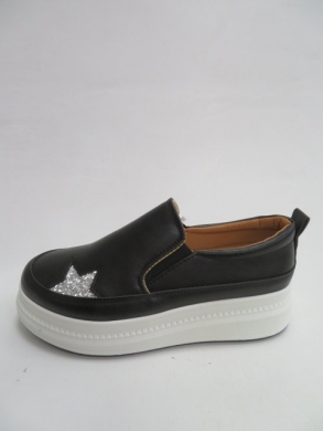 Tenisówki Damskie na koturnie (36-41) 2906 BLACK