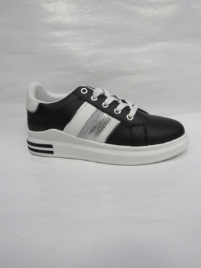 Buty sportowe damskie na płaskim (36-41) 73 BLACK