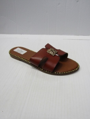 Klapki damskie na płaskim (36-41) 5166 CAMEL