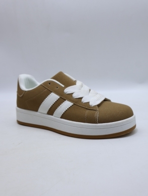Buty sportowe damskie na płaskim (36-41) W157 TAUPE