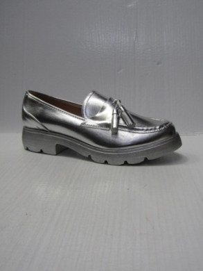 Mokasyny damskie na płaskim (36-41) 8718-1 SILVER