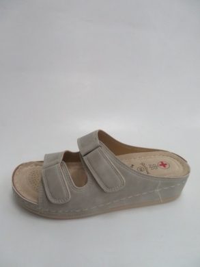 Klapki damskie na płaskim (36-41) 3023 GREY