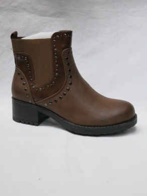 Botki damskie ocieplane na obcasie (36-41) Y-078 CAMEL