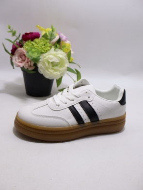 Buty sportowe damskie na płaskim (36-41) K1758 WHITE