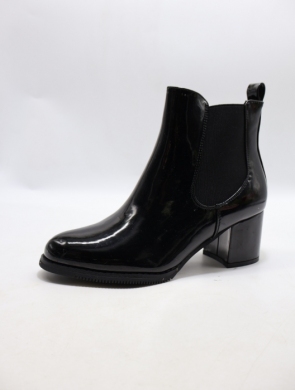 Botki damskie ocieplane na obcasie (36-41) 6072-1J BLACK