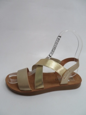 Sandały damskie na płaskim (36-41) WH-511  GOLD