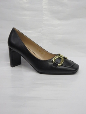 Czółenki damskie na obcasie (36-41) QL298 BLACK
