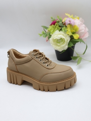 Półbuty damskie na płaskim (36-41) UK76 KHAKI