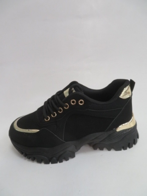 Sneakersy damskie niskie (36-41) 5206 BLACK