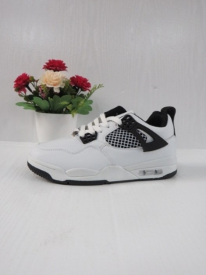 Buty sportowe damskie na płaskim (36-41) D023-31 WHITE/BLACK