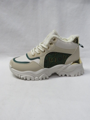 Buty sportowe damskie ocieplane (36-41) 9106 GREEN