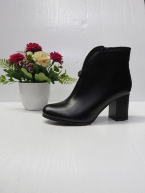 Botki damskie ocieplane na obcasie (36-41) E1106 BLACK